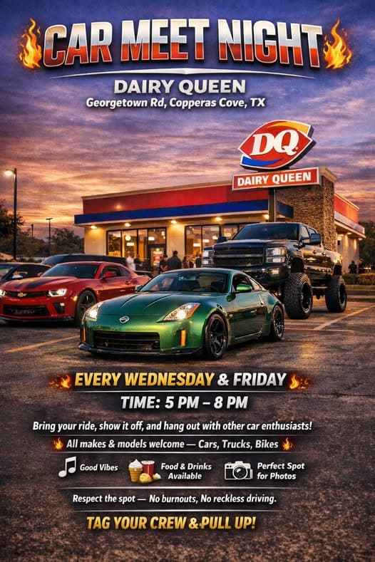Car Meet Night @ Dairy Queen