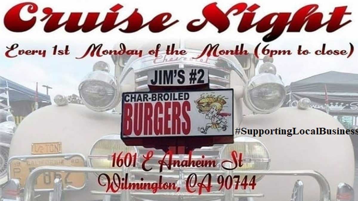 Jim’s #2 Char Broiled Burgers Cruise Night