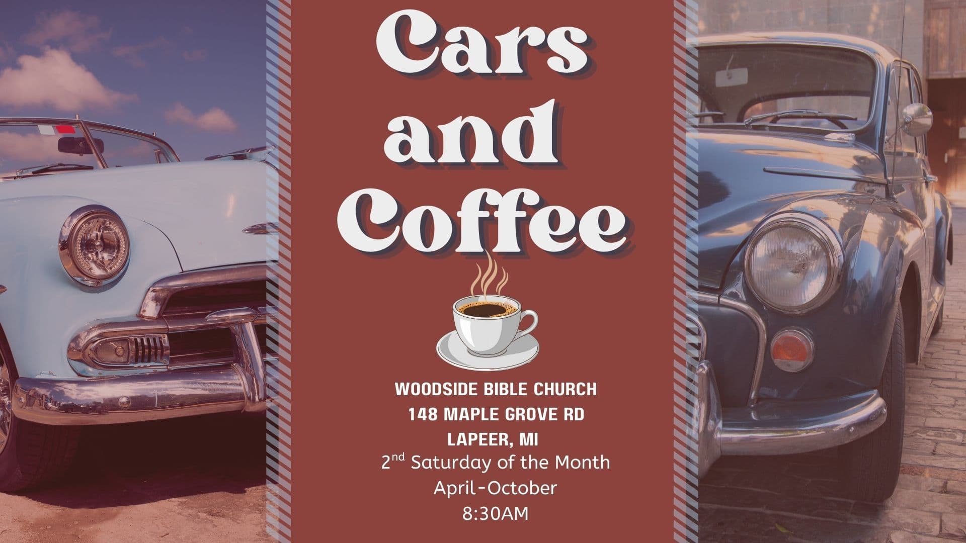 Woodside Bible Cars & Coffee