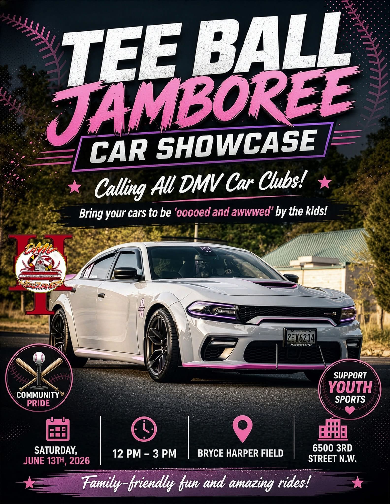 Tee Ball Jamboree Car Showcase