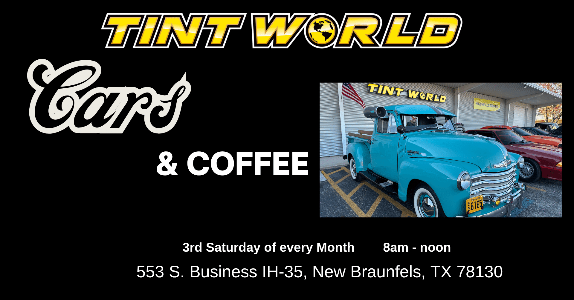Cars & Coffee at Tint World