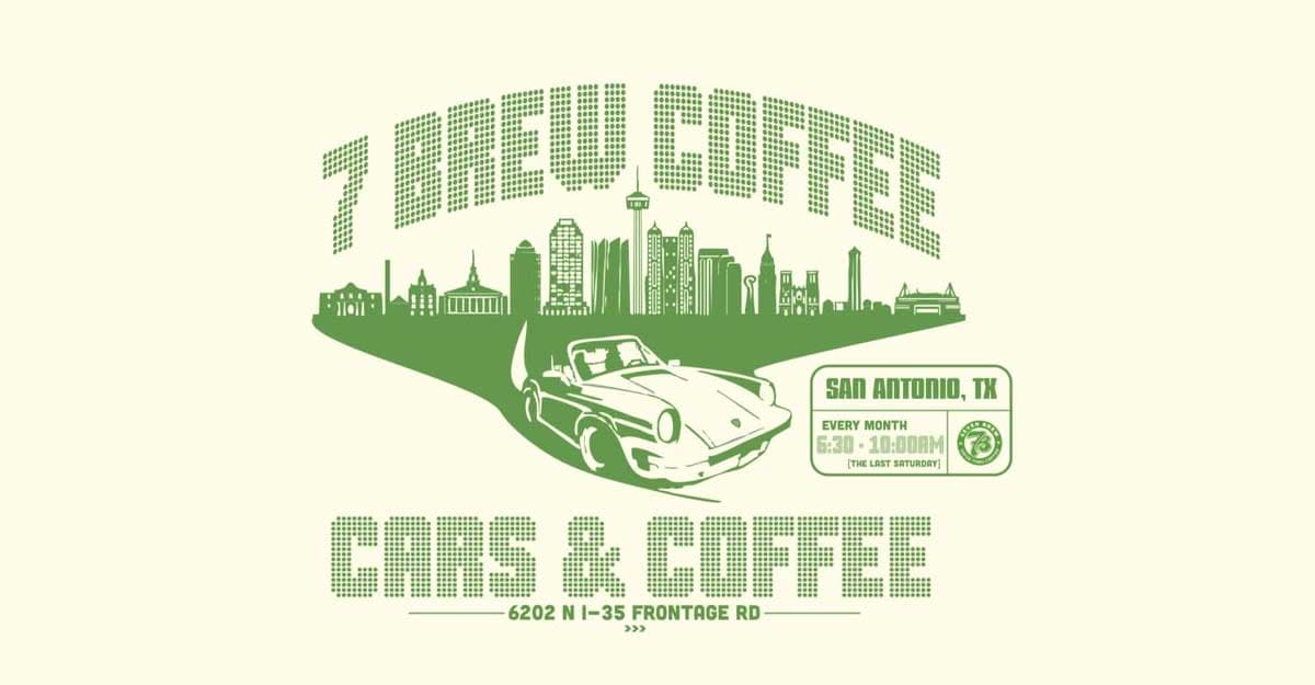 Cars and Coffee at 7 Brew Coffee
